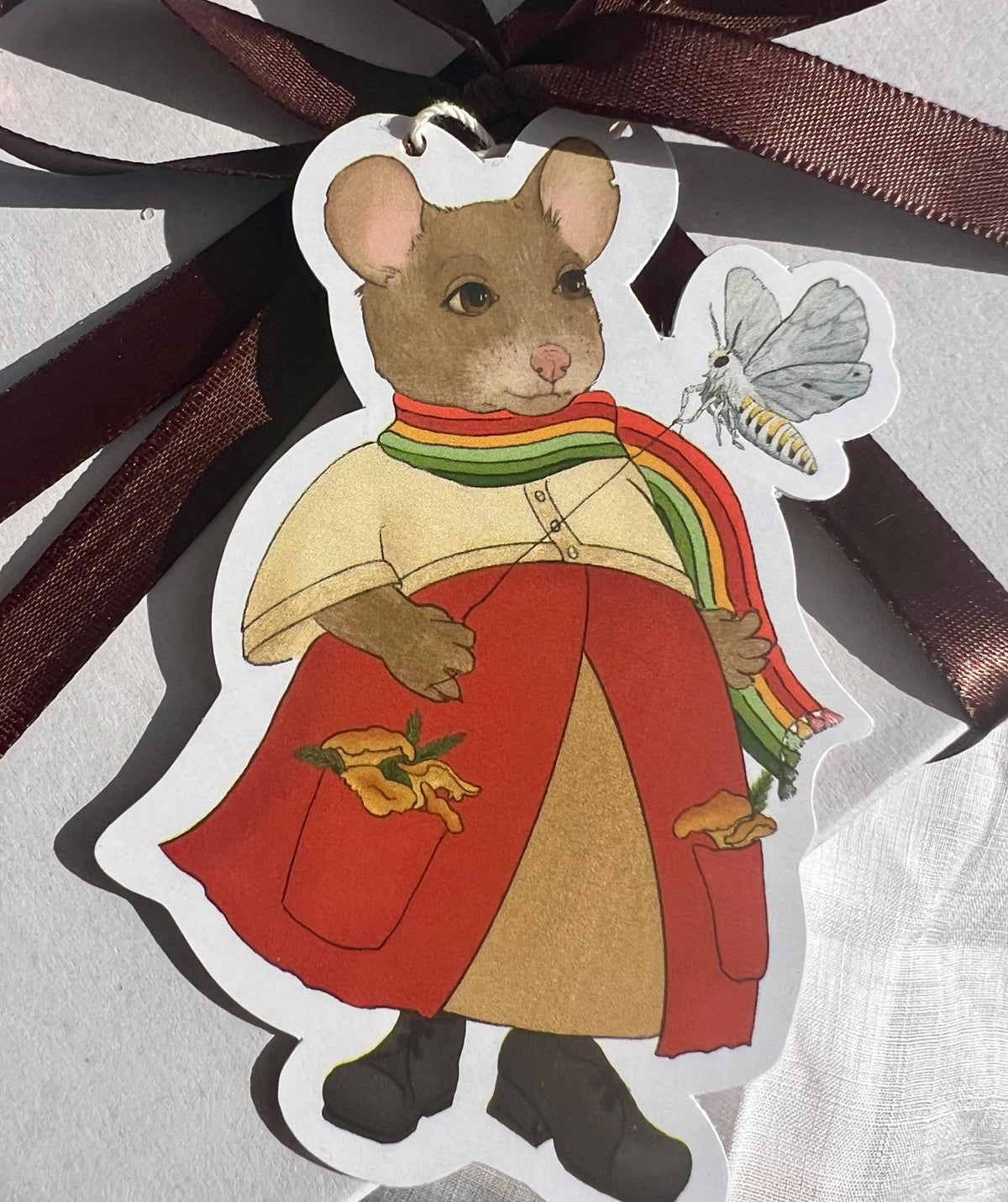 Victorian Mouse Paper Ornaments  