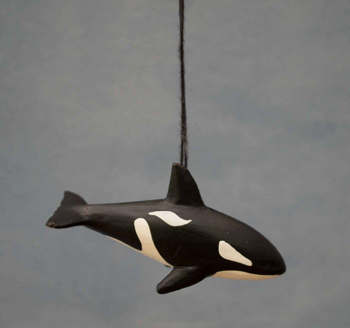 Orca Whale Wood Ornament