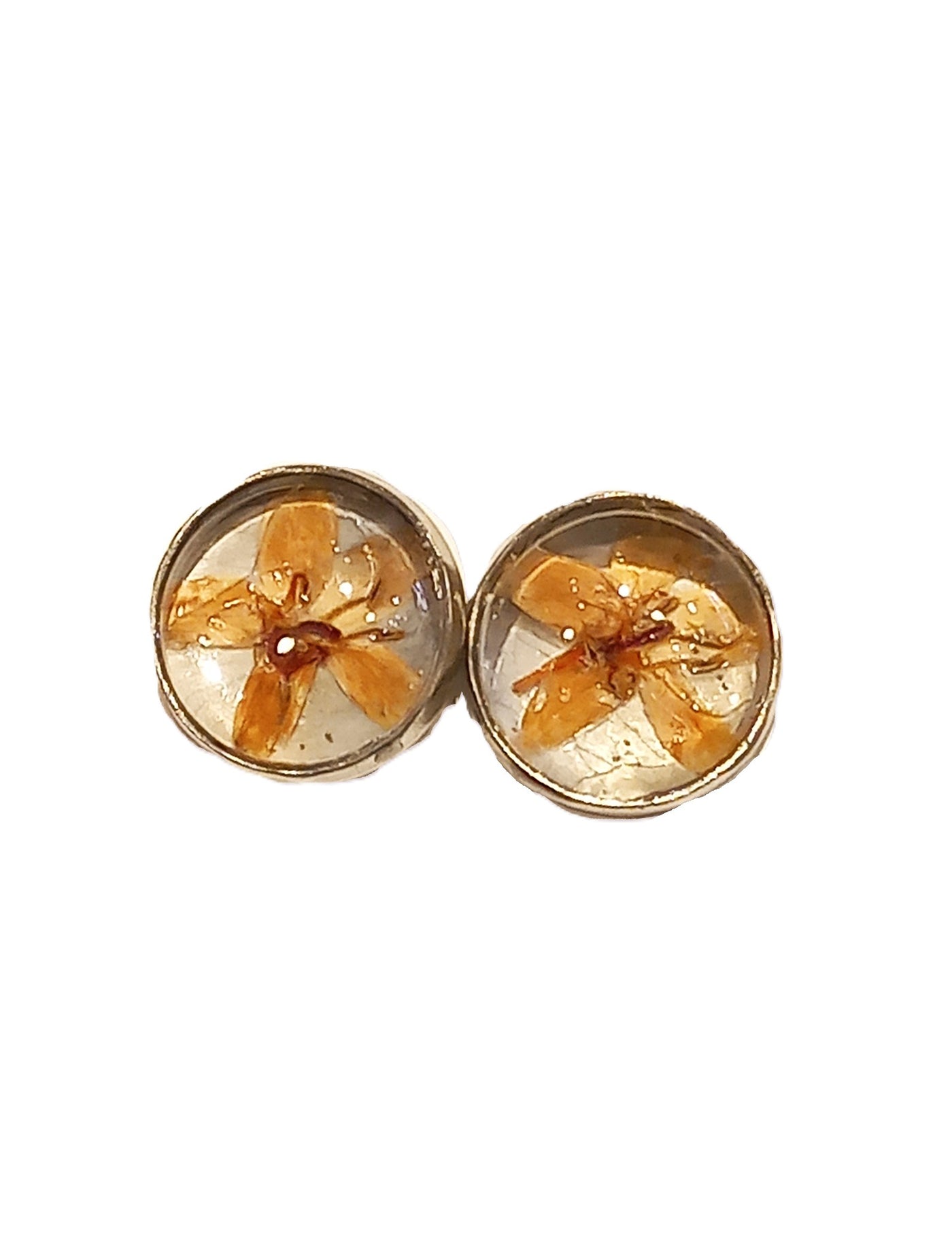 Pressed Flower Earrings by Heidi Jack
