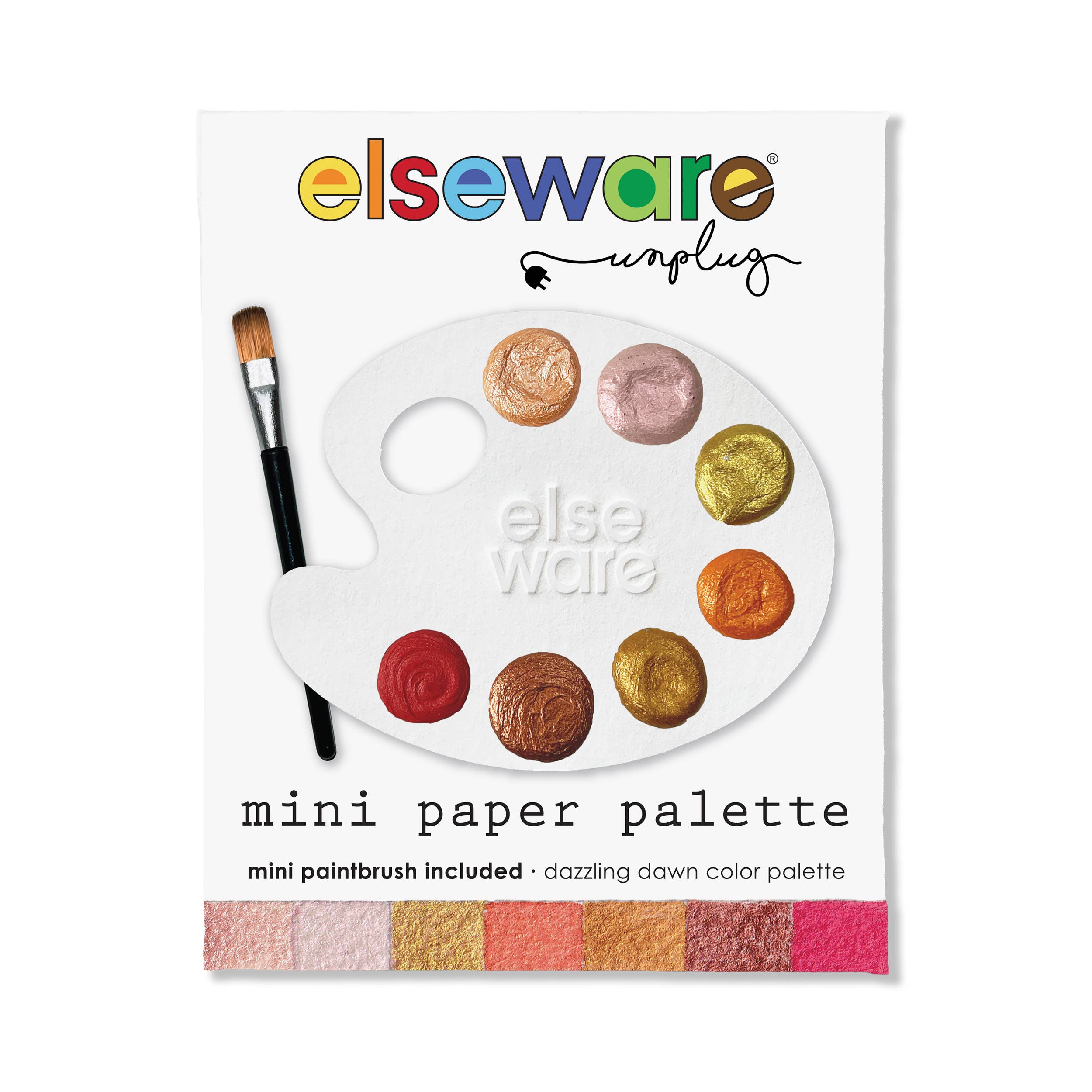 Mini Watercolor Paper Palettes: Dazzling Dawn