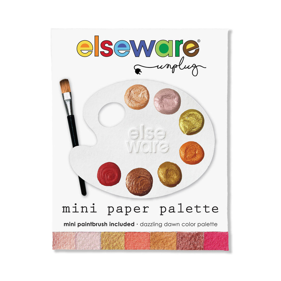 Mini Watercolor Paper Palettes: Dazzling Dawn