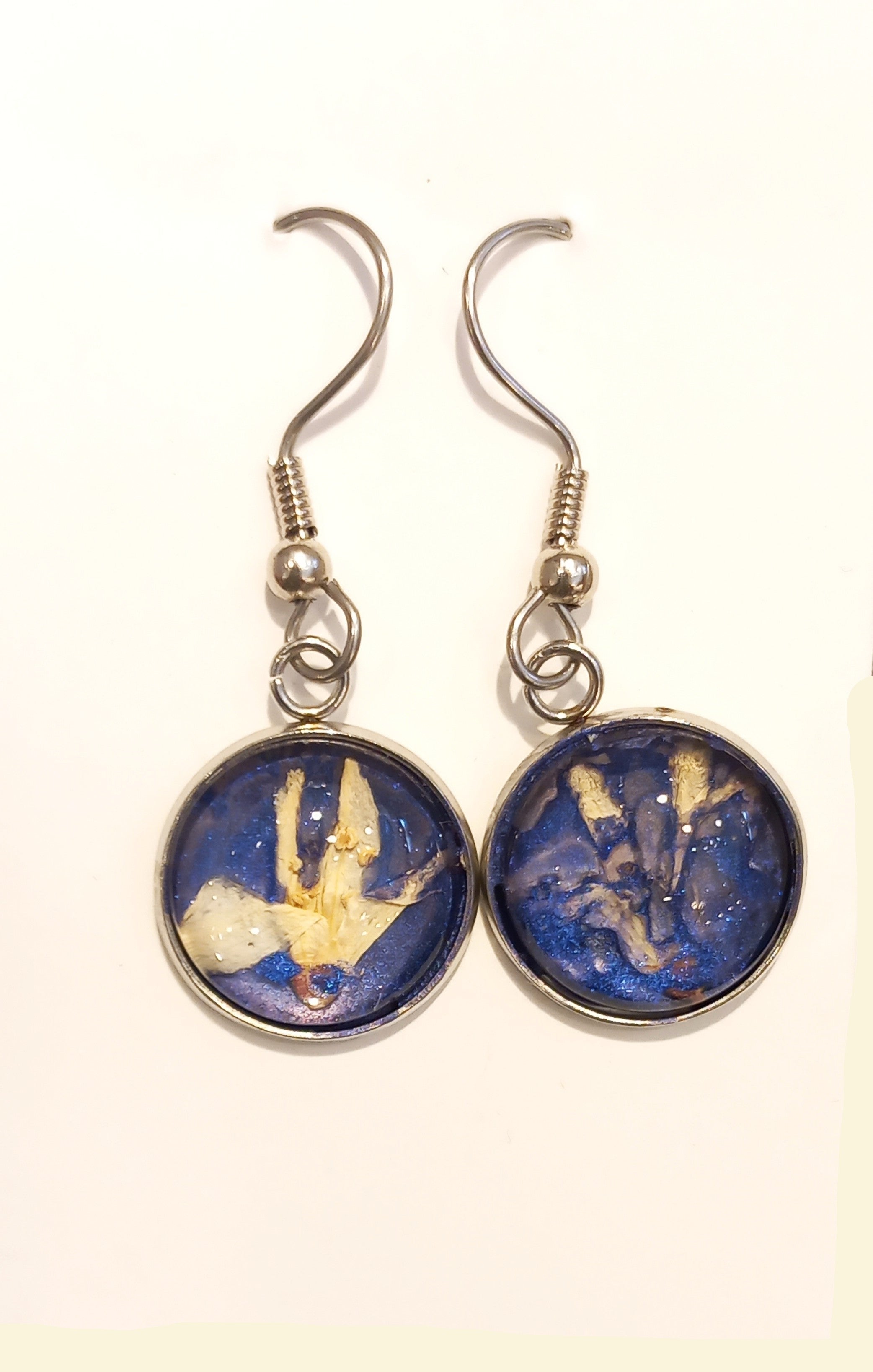 Pressed Flower Earrings by Heidi Jack