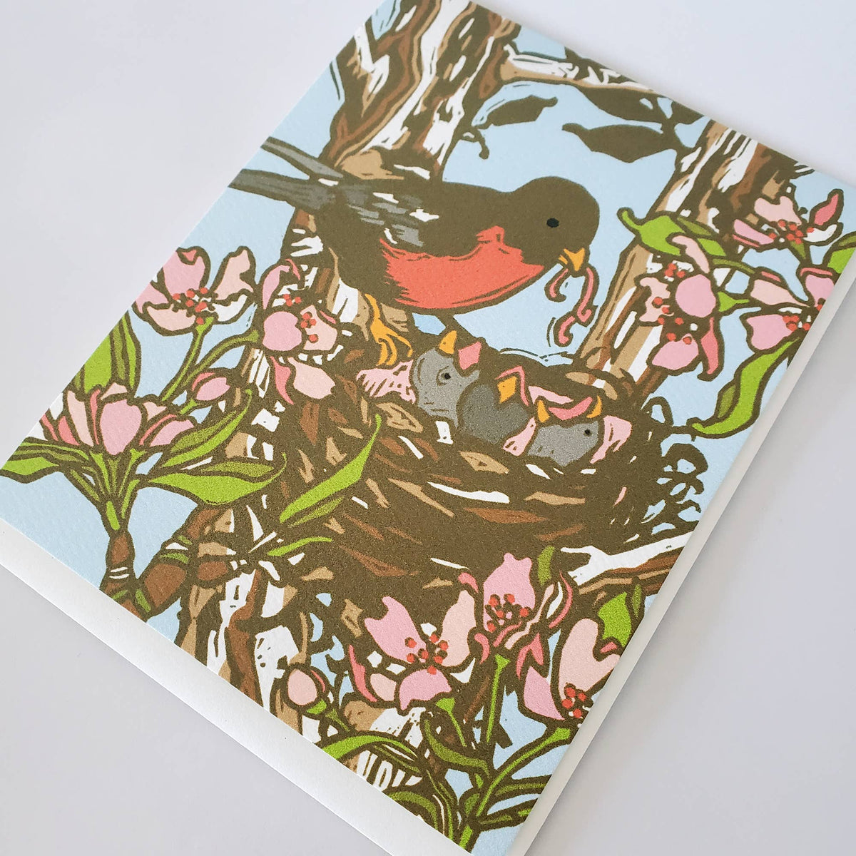 Mama Robin Greeting Card