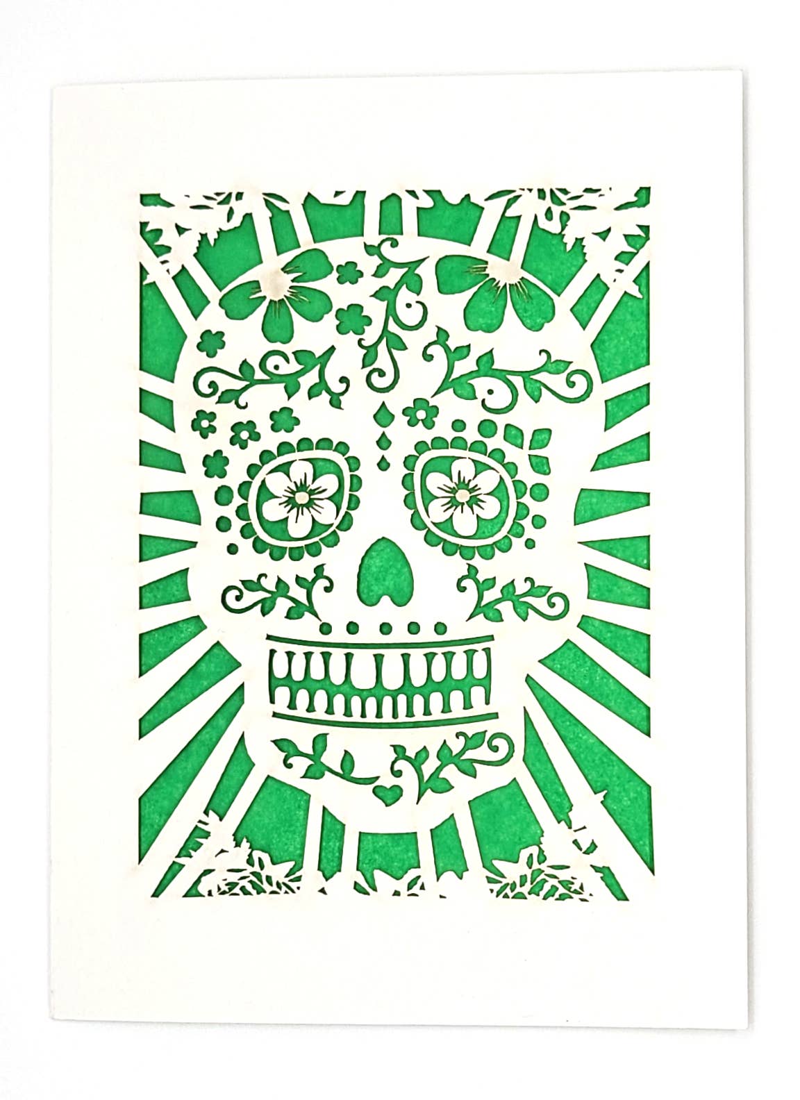 Sugar Skull: Lime Green / A7
