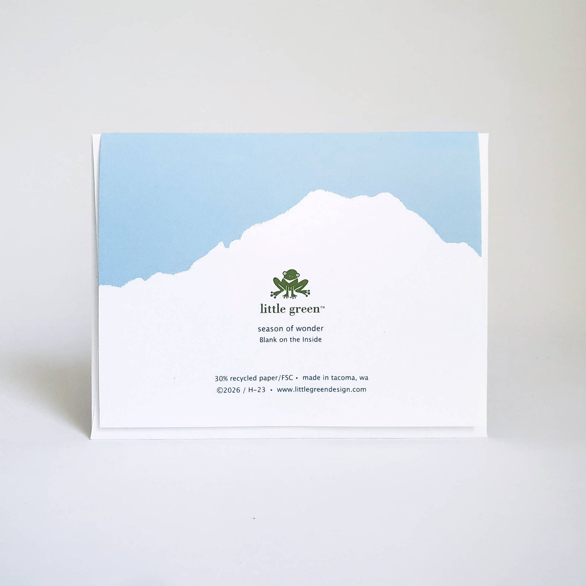 Mount Rainier Season of Wonder Holiday Greeting Card