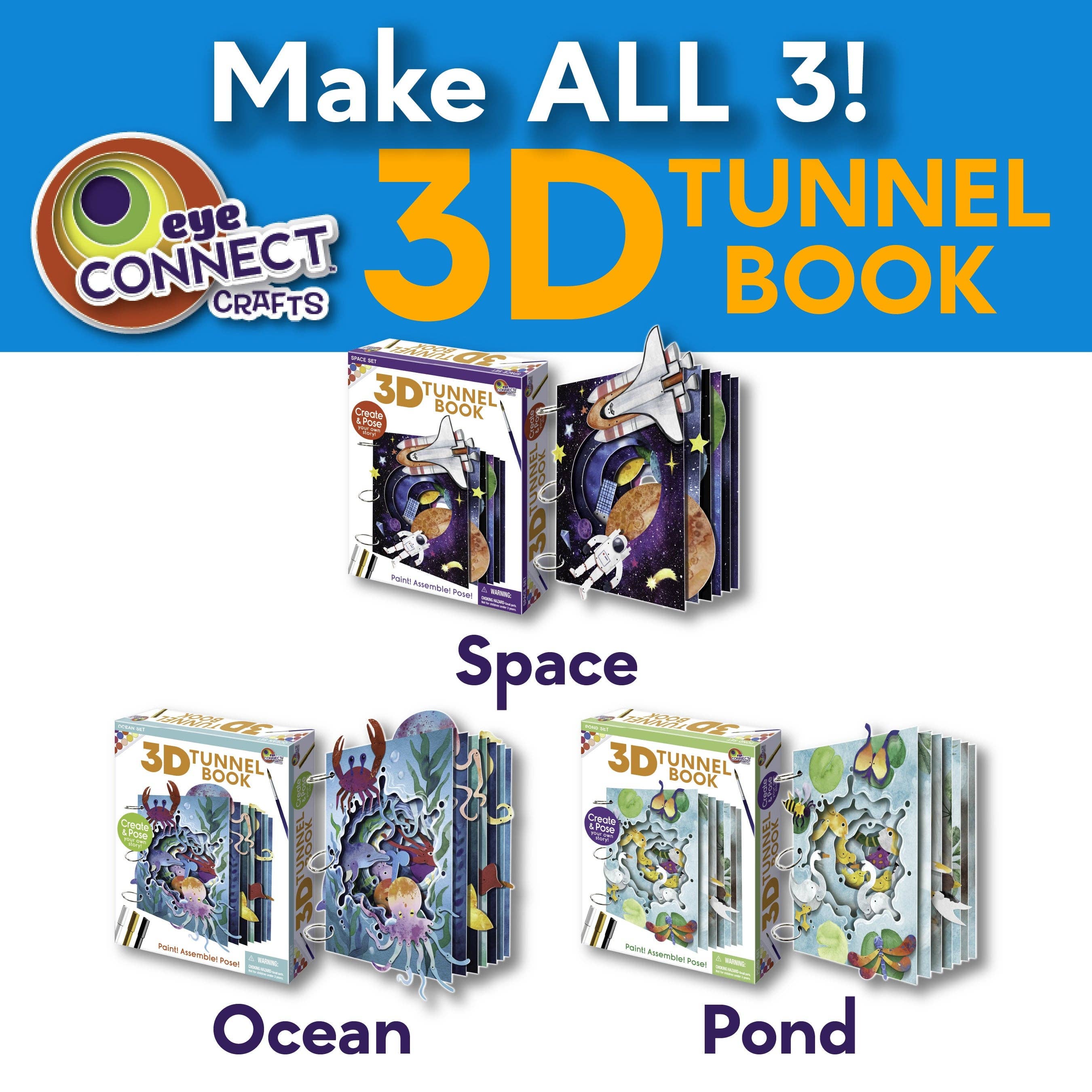 Ocean 3D Tunnel Book (Deluxe Size)