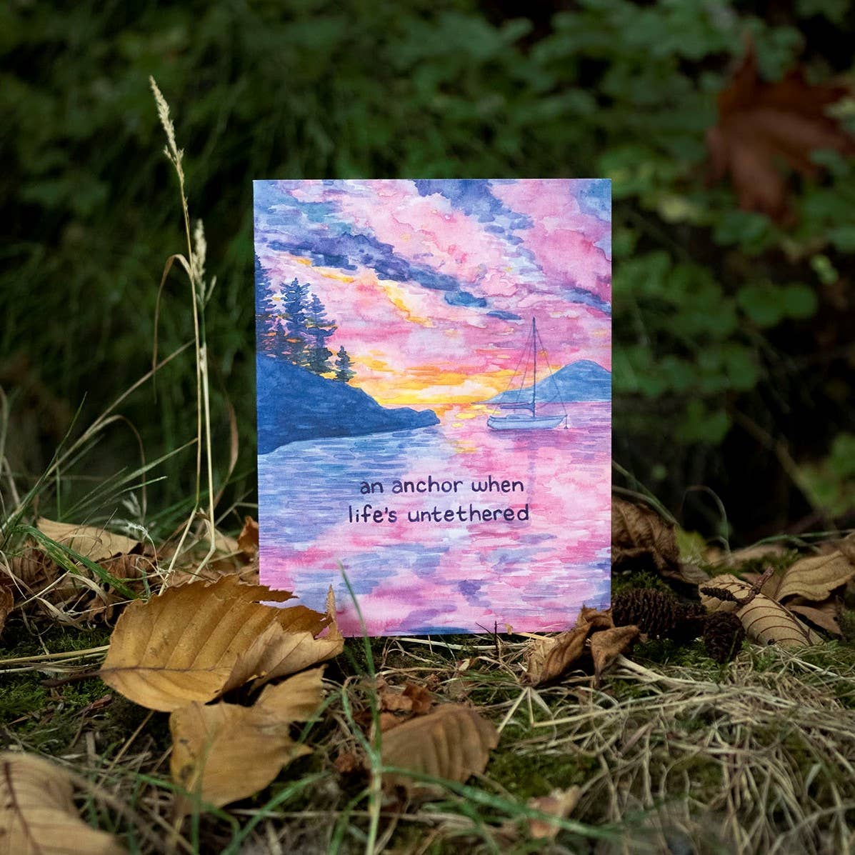 Anchor Encouragement Card - Empathy Card - Sympathy Card