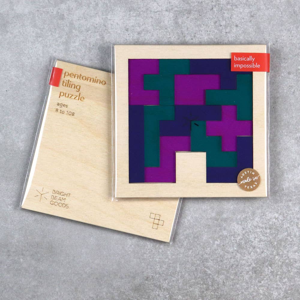 Basically Impossible Square Pentomino Puzzles: Rainbow