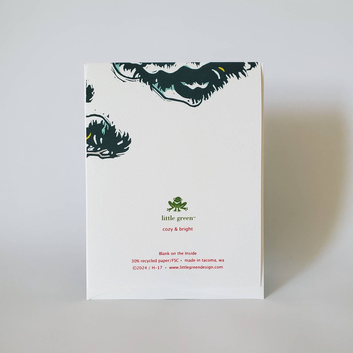 Set of 8 Cozy and Bright Bonsai Holiday Greeting Card Box
