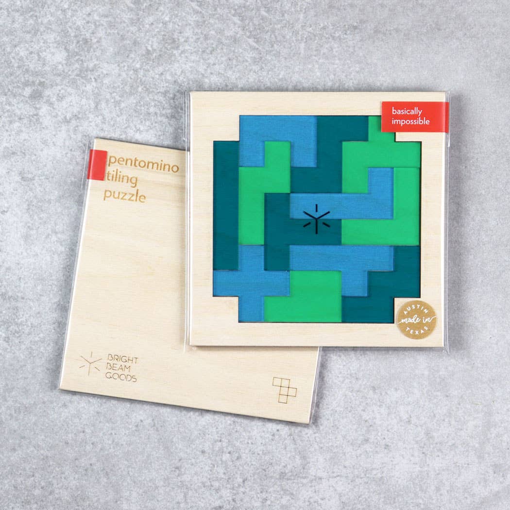 Basically Impossible Square Pentomino Puzzles: Rainbow