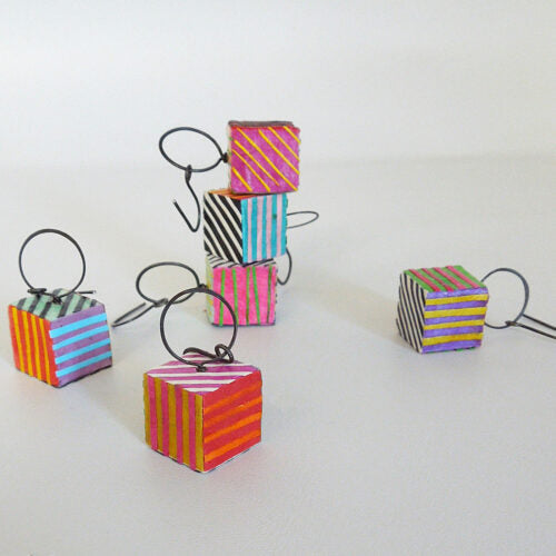 Color Theory Earrings by Sally Prangley