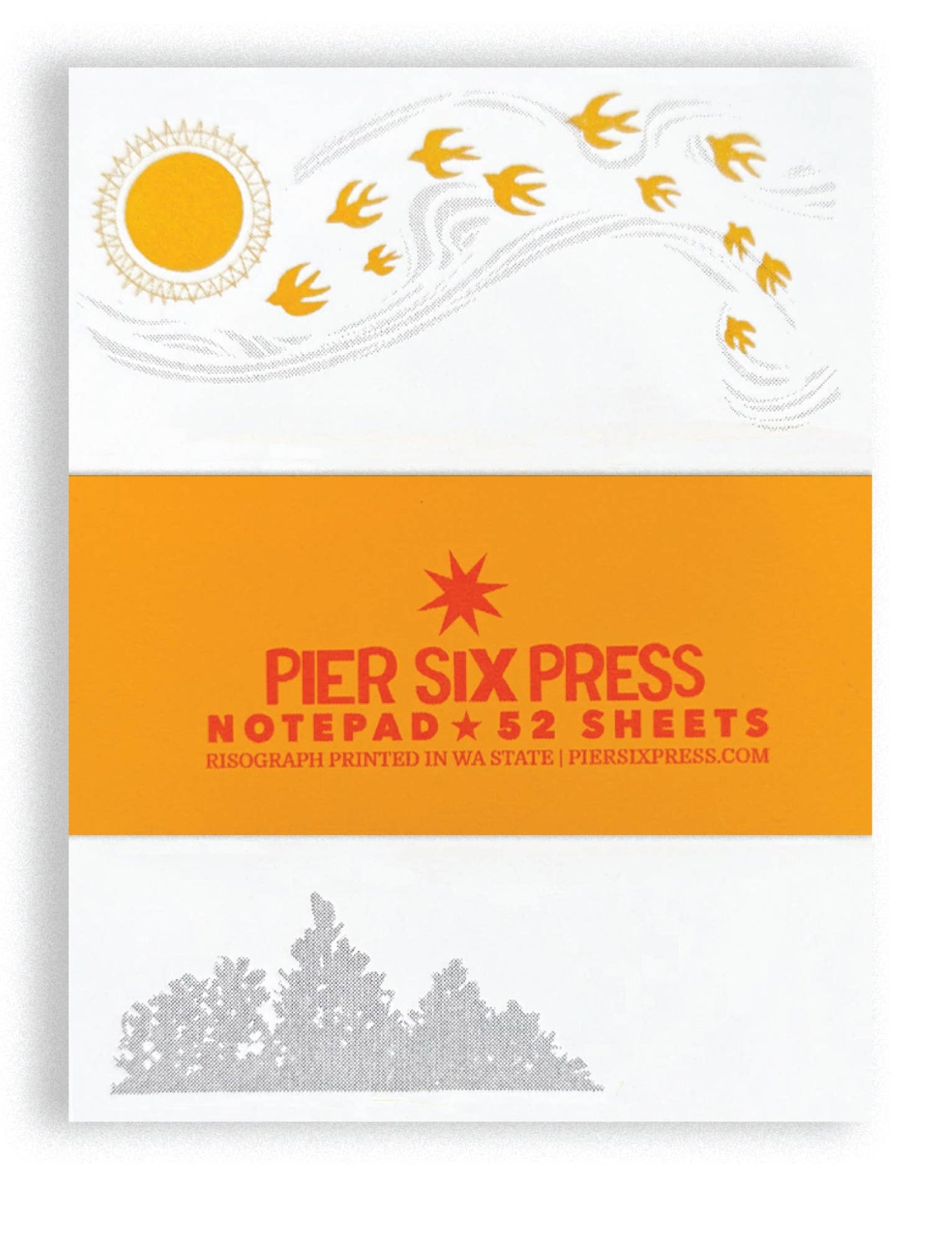 Birds of a Feather - Risograph 'Little Jotter' Notepad