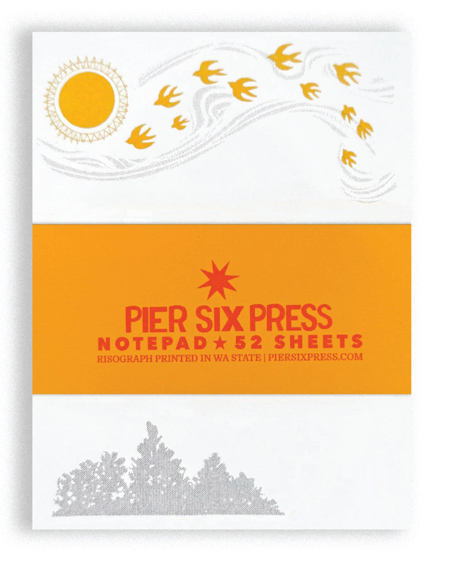 Birds of a Feather - Risograph 'Little Jotter' Notepad