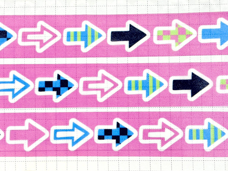 Patterned Arrow Washi Decorative Tape