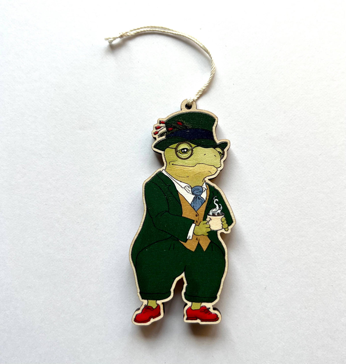 Frog & Tea Ornament 