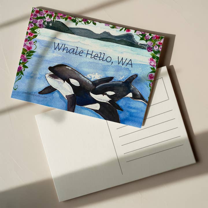Whale Hello Postcard