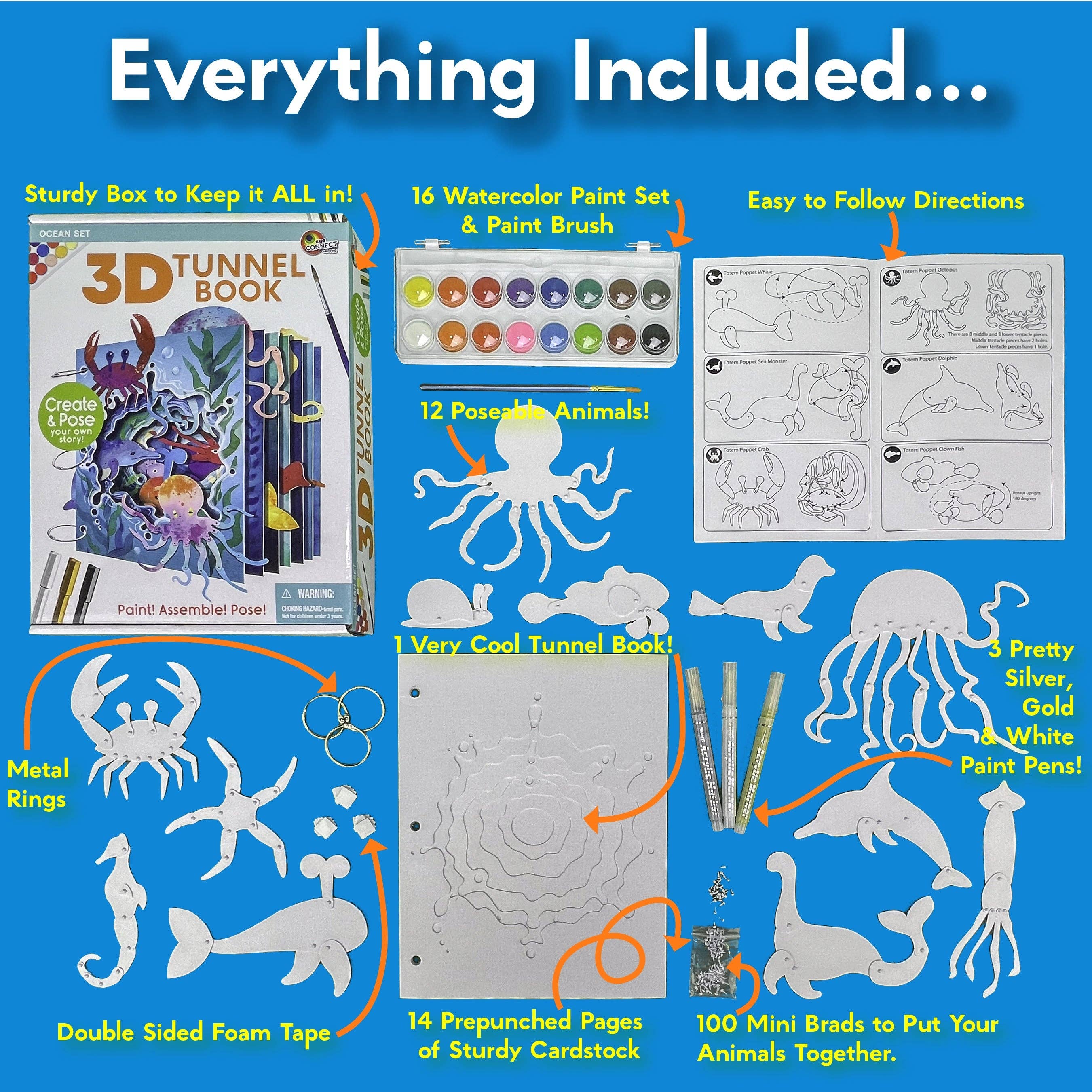 Ocean 3D Tunnel Book (Deluxe Size)