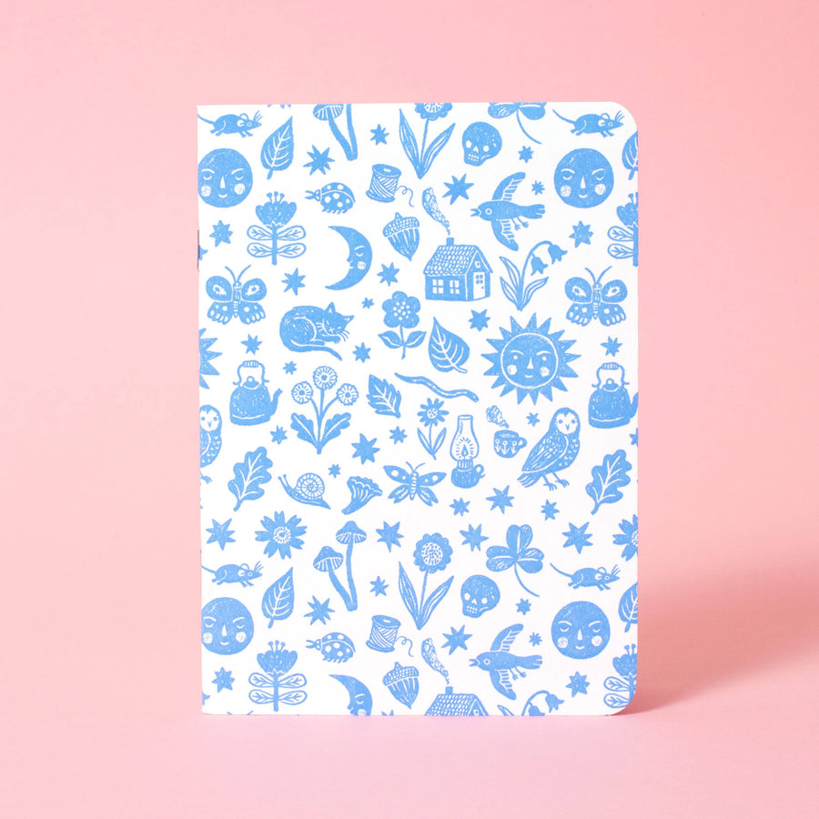 Solstice Pattern B6 Softcover Blank Notebook