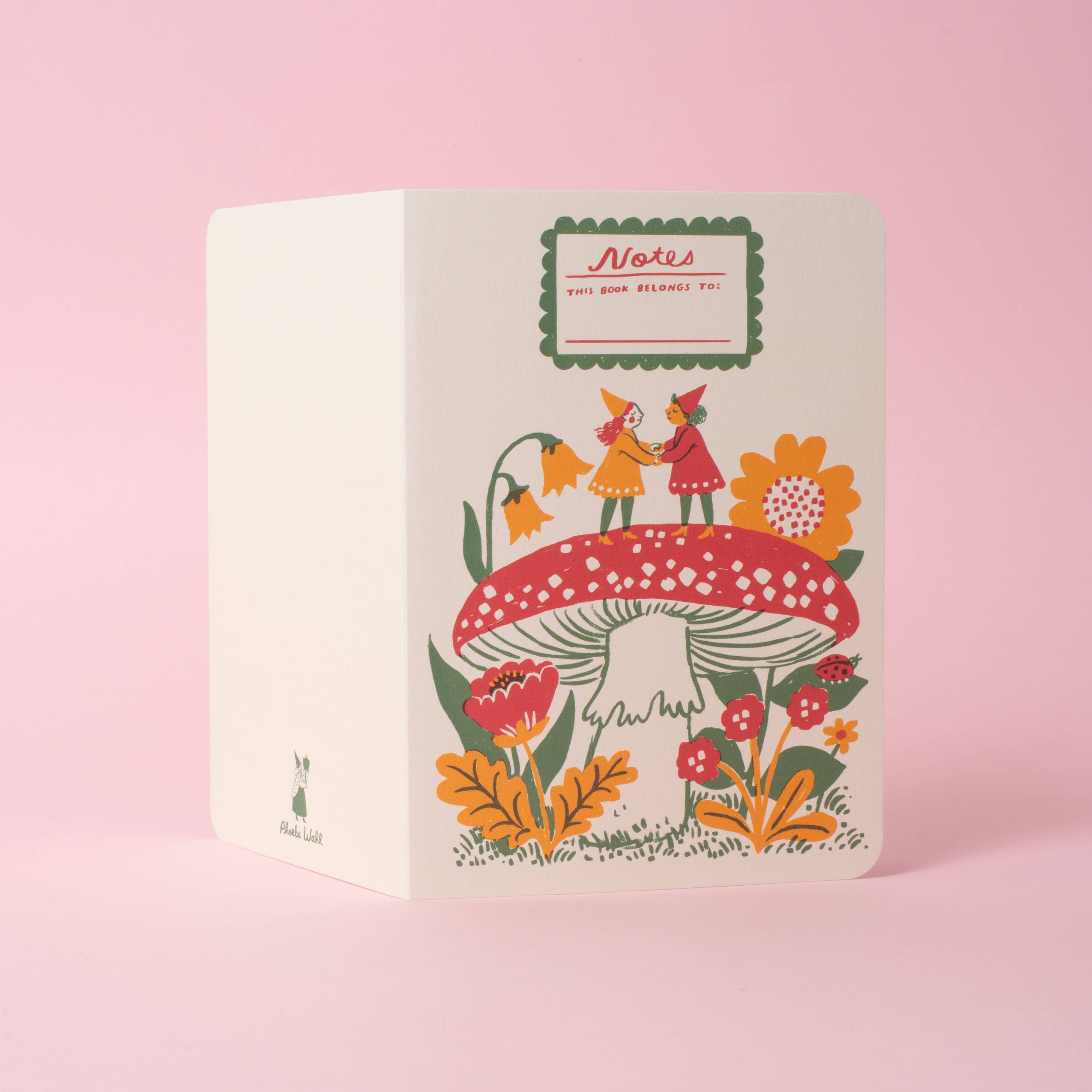 Gnomes & Mushroom Notebook