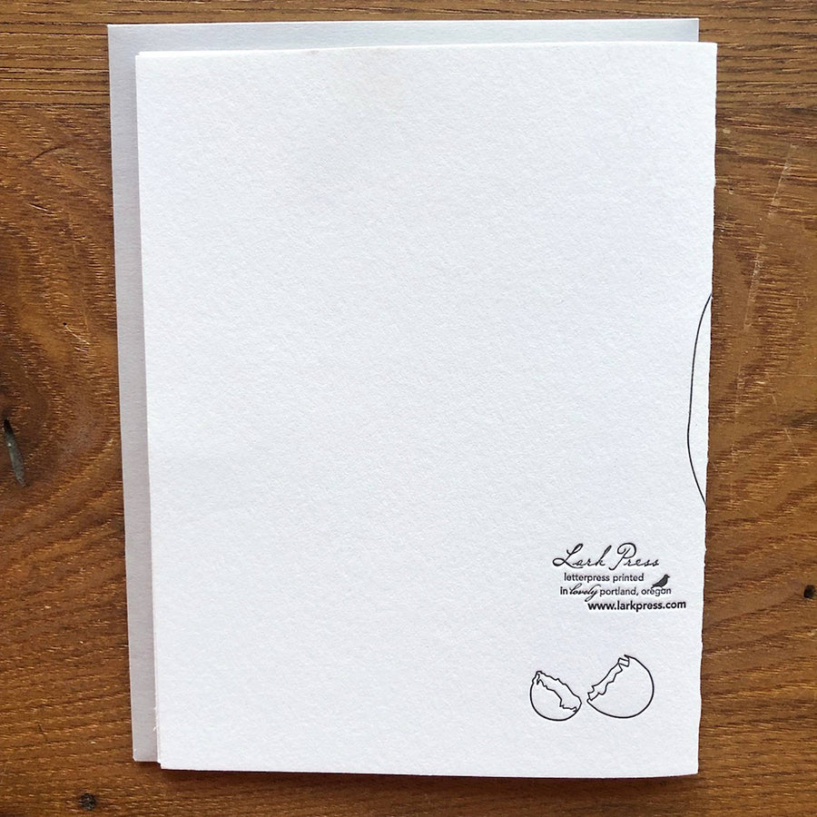 Have an Eggcellent Birthday Letterpress Card