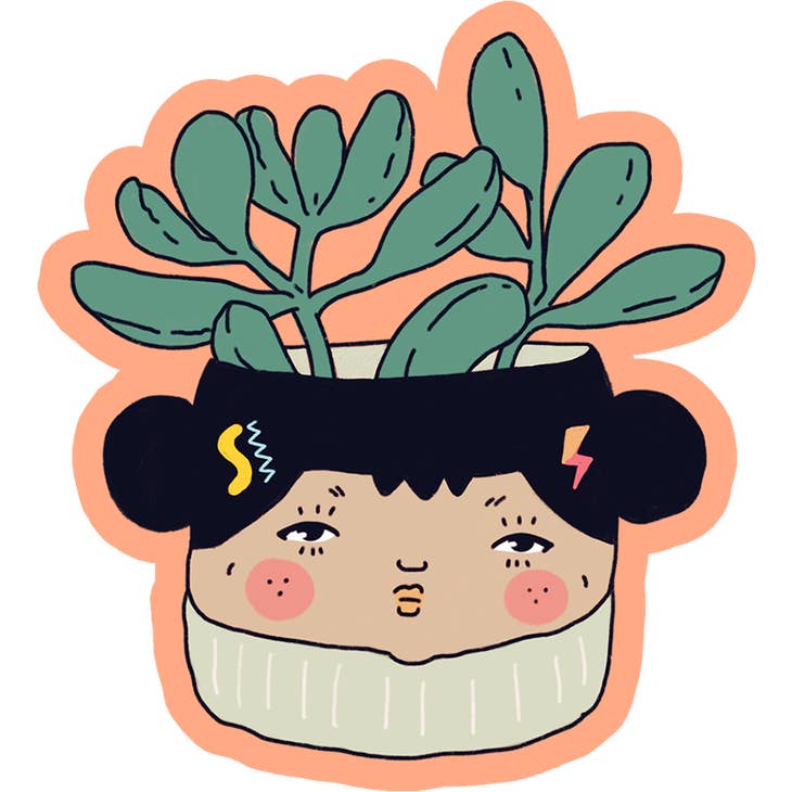 Plant People Jade Sticker