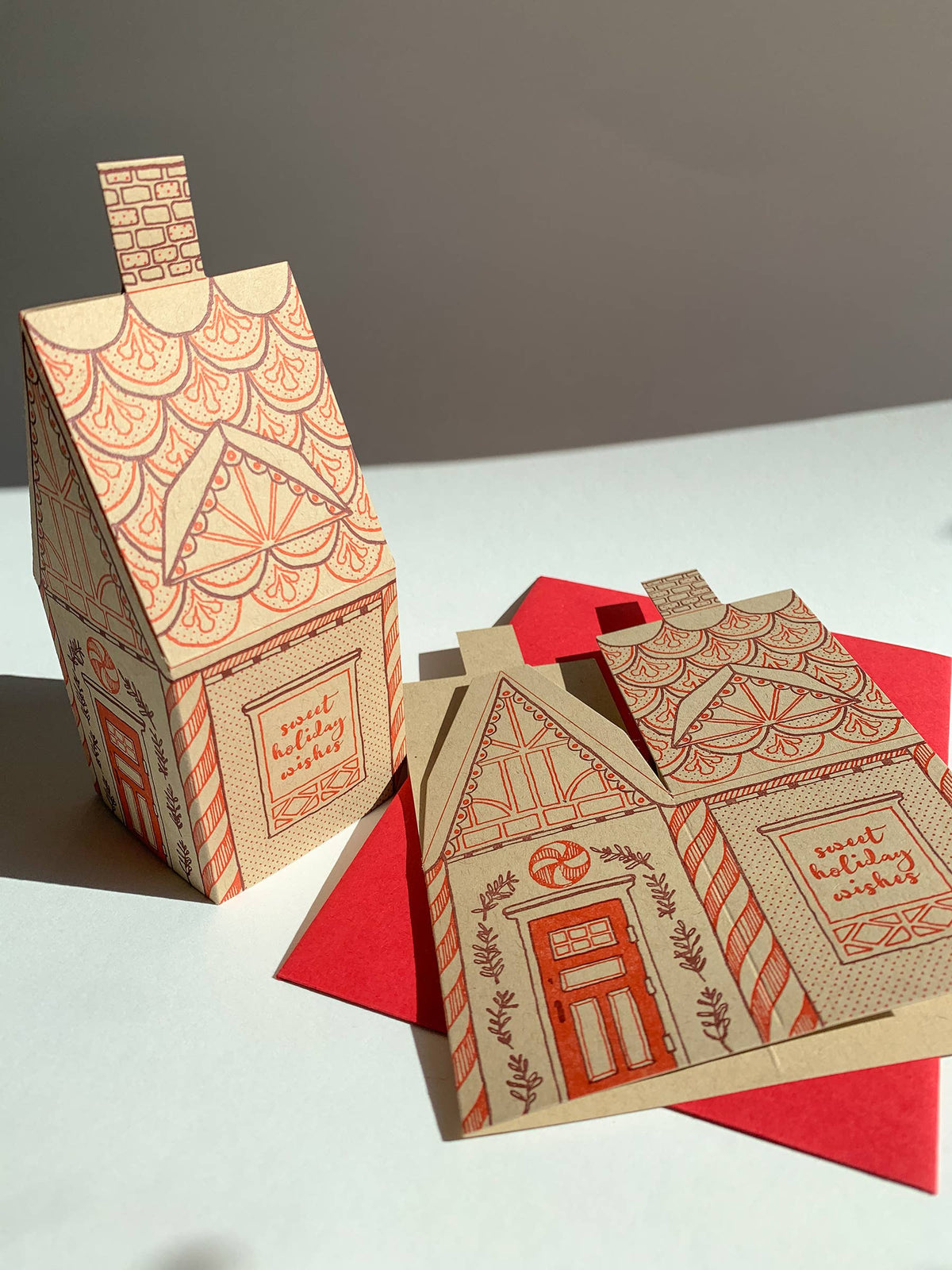 Gingerbread House 3D Card