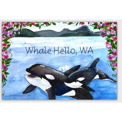 Whale Hello Postcard