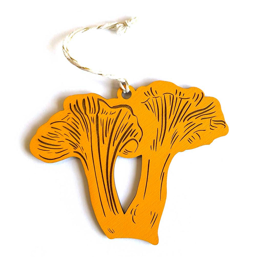 Chanterelle Mushroom Ornament