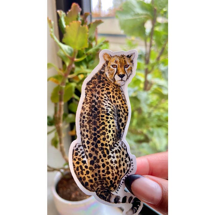 Cheetah Vinyl Sticker