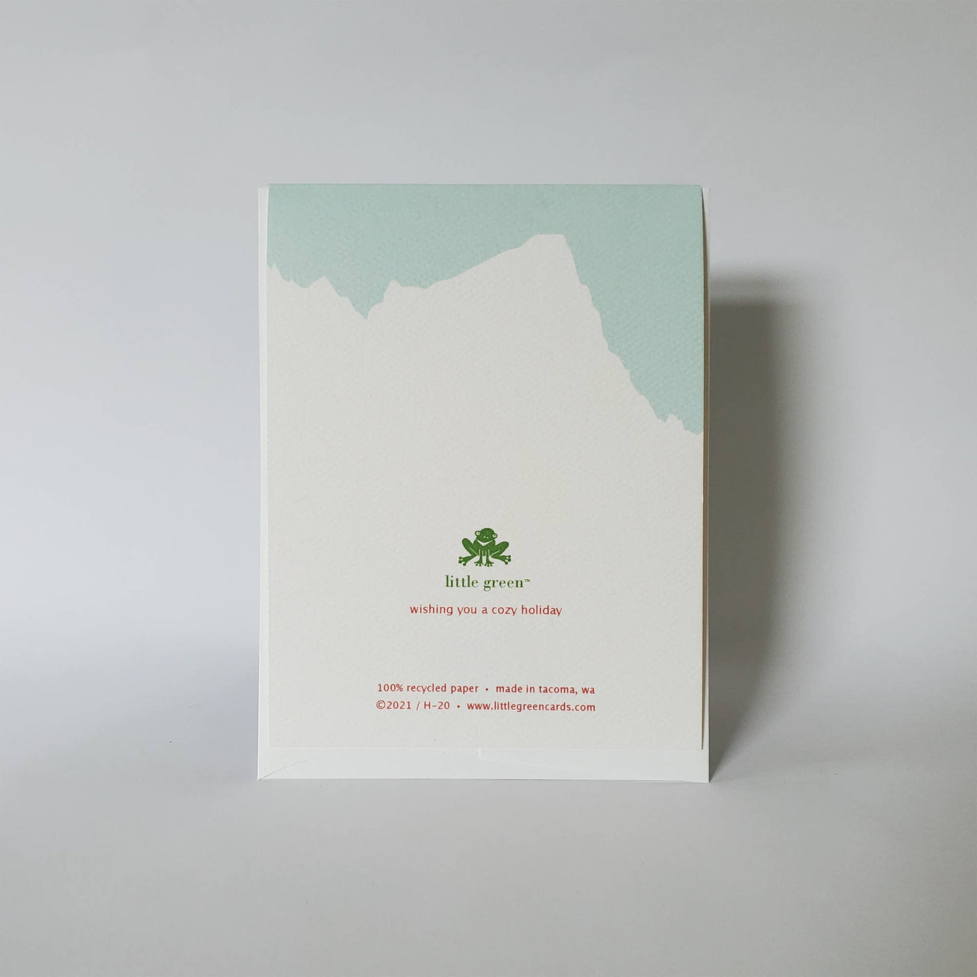 Cozy Holiday Mountain Landscape Greeting Card Set of 8