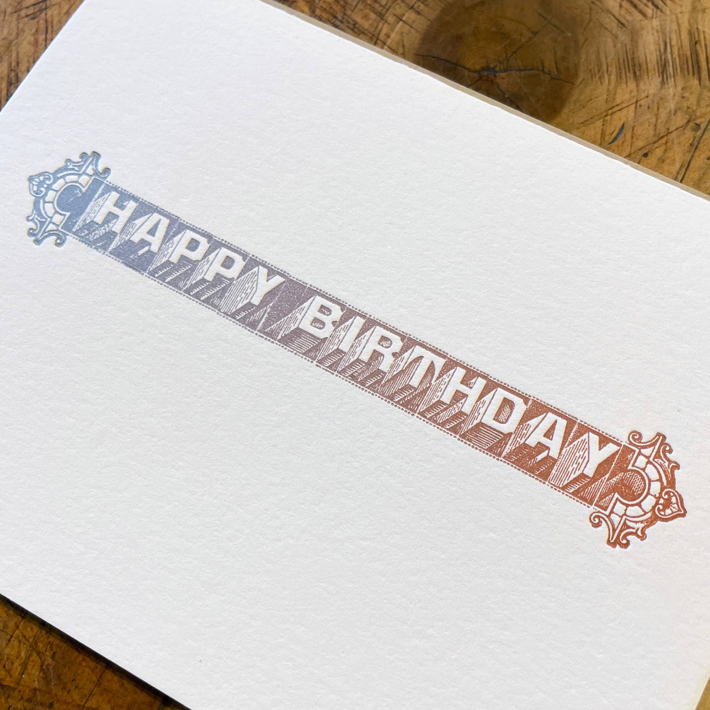 Happy Birthday Letterpress Card