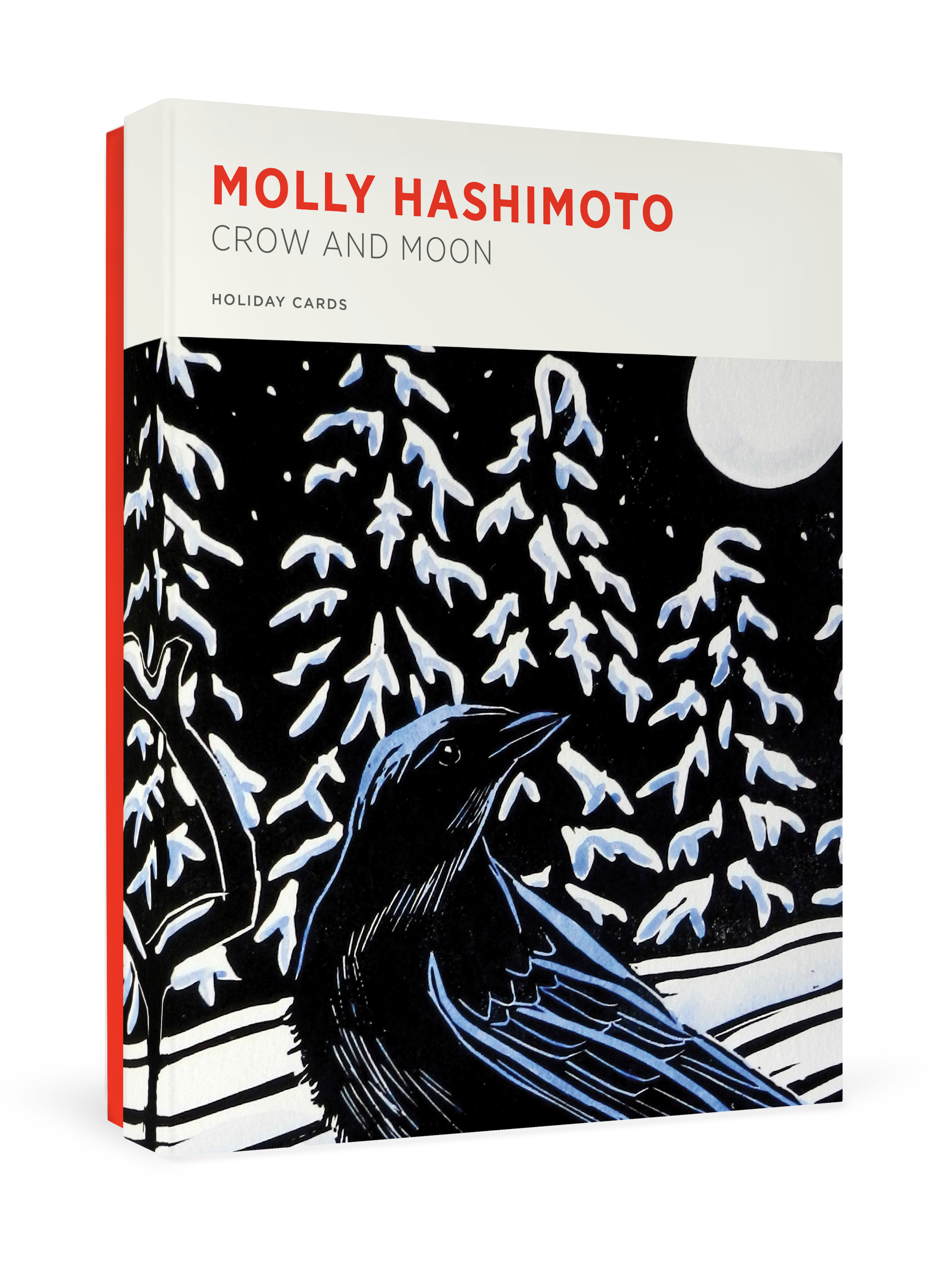 Molly Hashimoto: Crow and Moon Holiday Cards