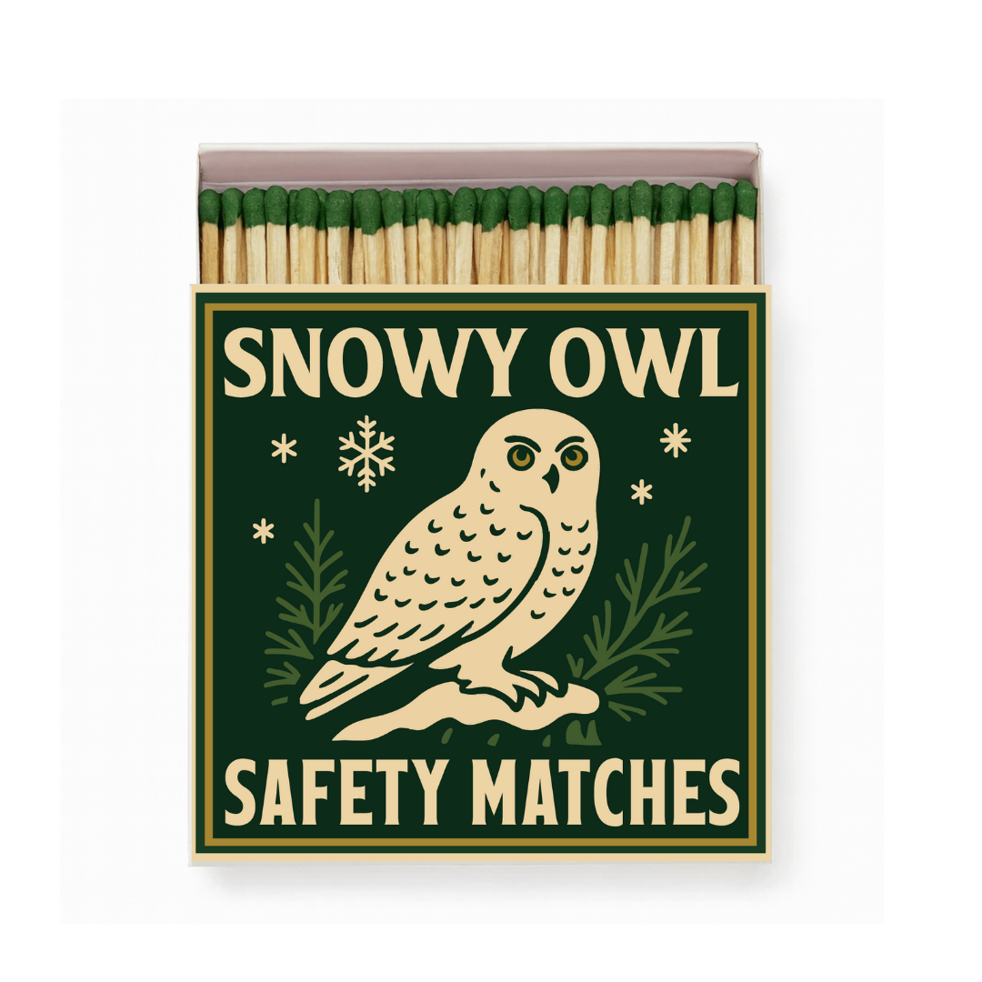 Snowy Owl Safety Matches / Camp Critters Series