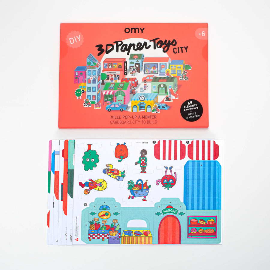 City OMY Paper Toys