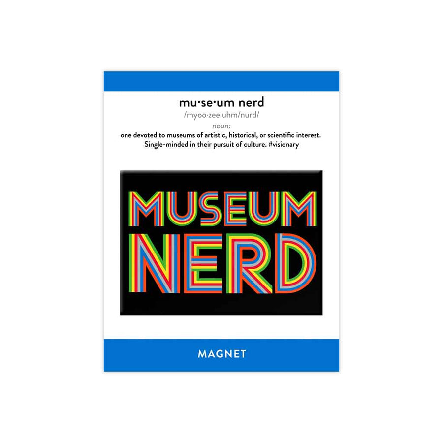 Museum Nerd Classic Black Magnet