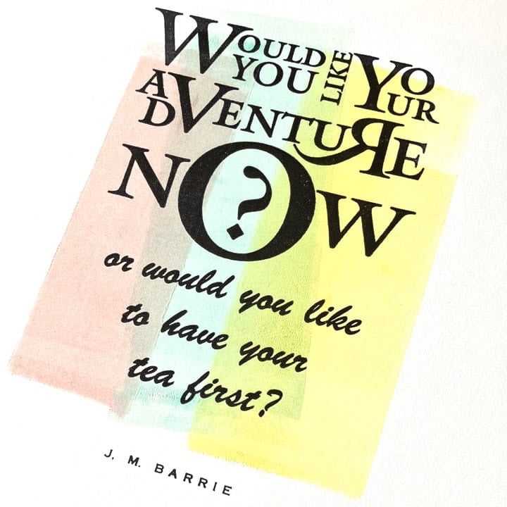 J. M. Barrie Print by Ellie Matthews