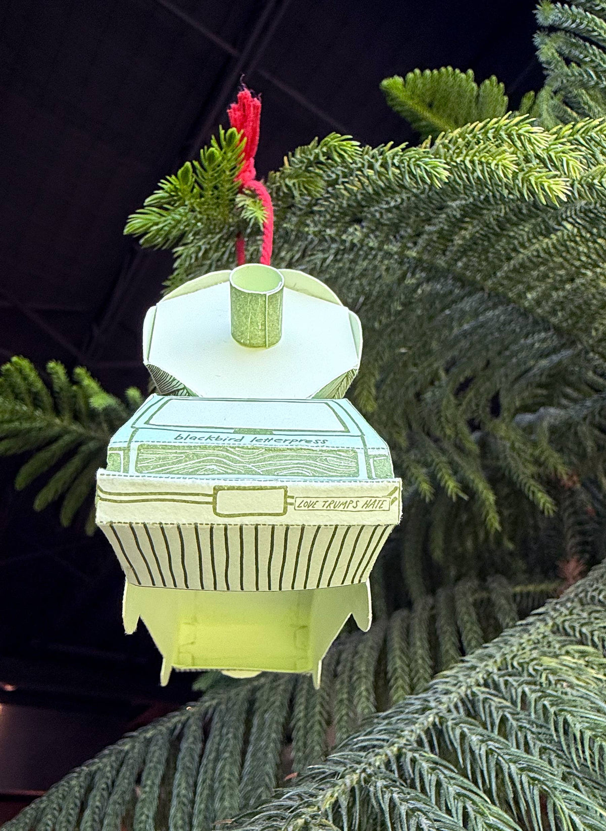 Holiday Station Wagon & Xmas Tree 3D Card