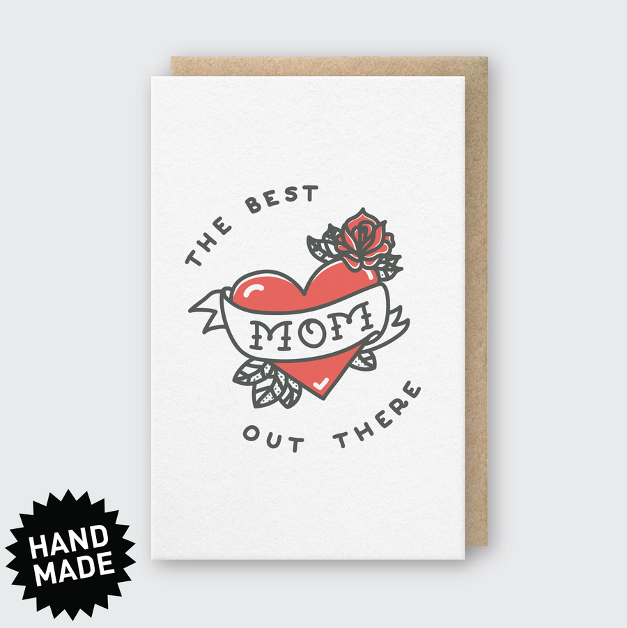 Mom Heart Greeting Card