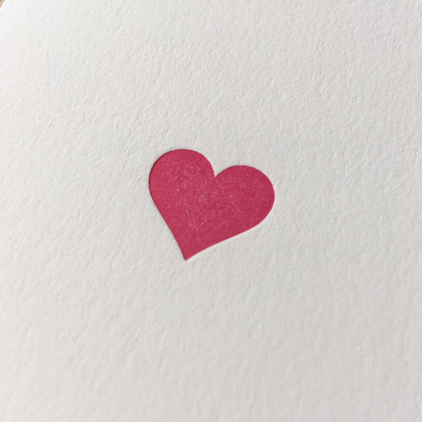 Heart Letterpress Card