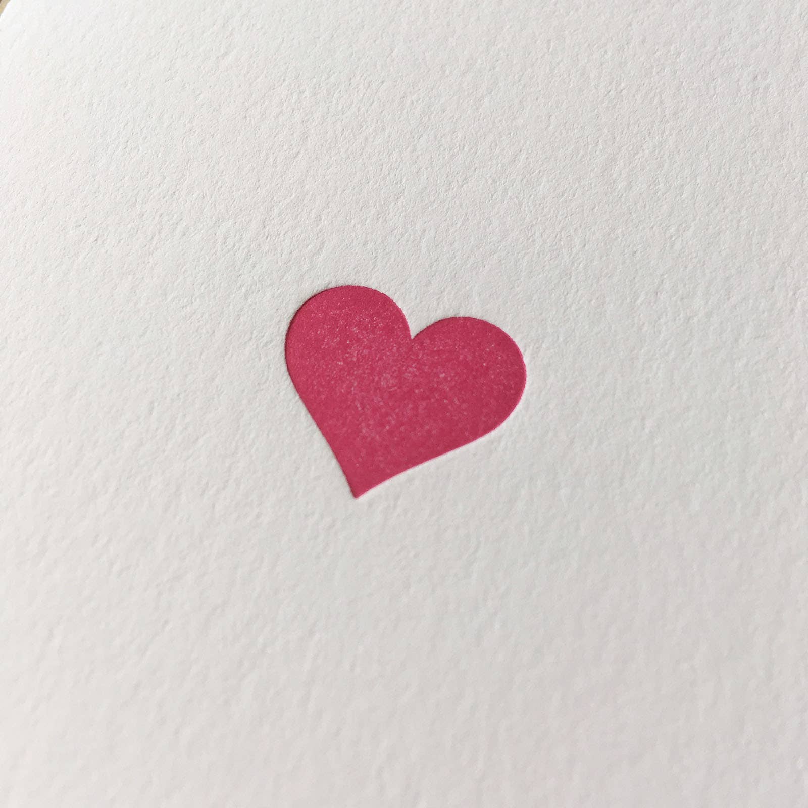 Heart Letterpress Card