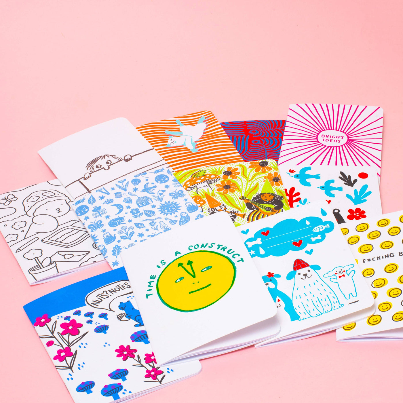 Bright Ideas Sunburst Softcover Blank Notebook