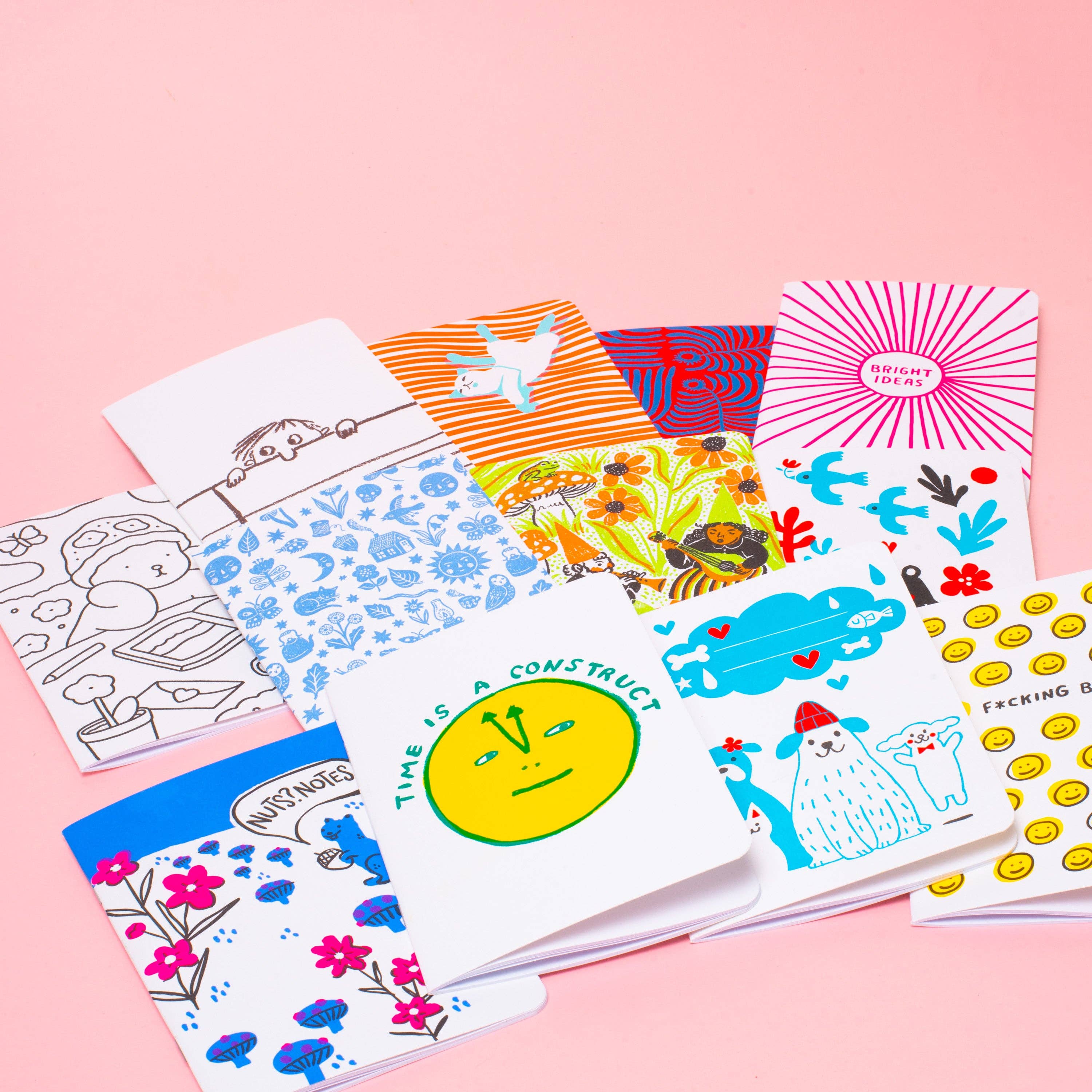 Bright Ideas Sunburst Softcover Blank Notebook