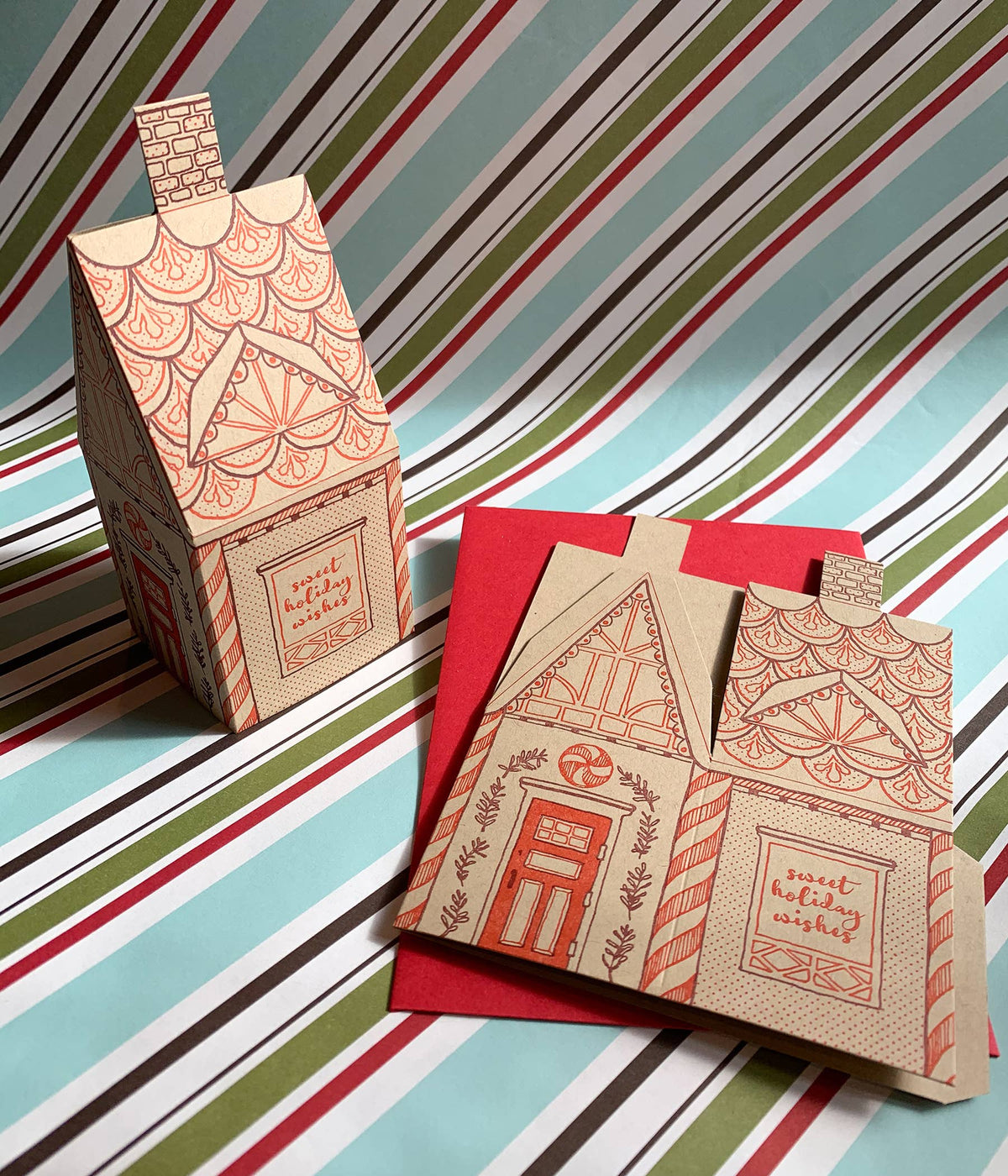 Gingerbread House 3D Card