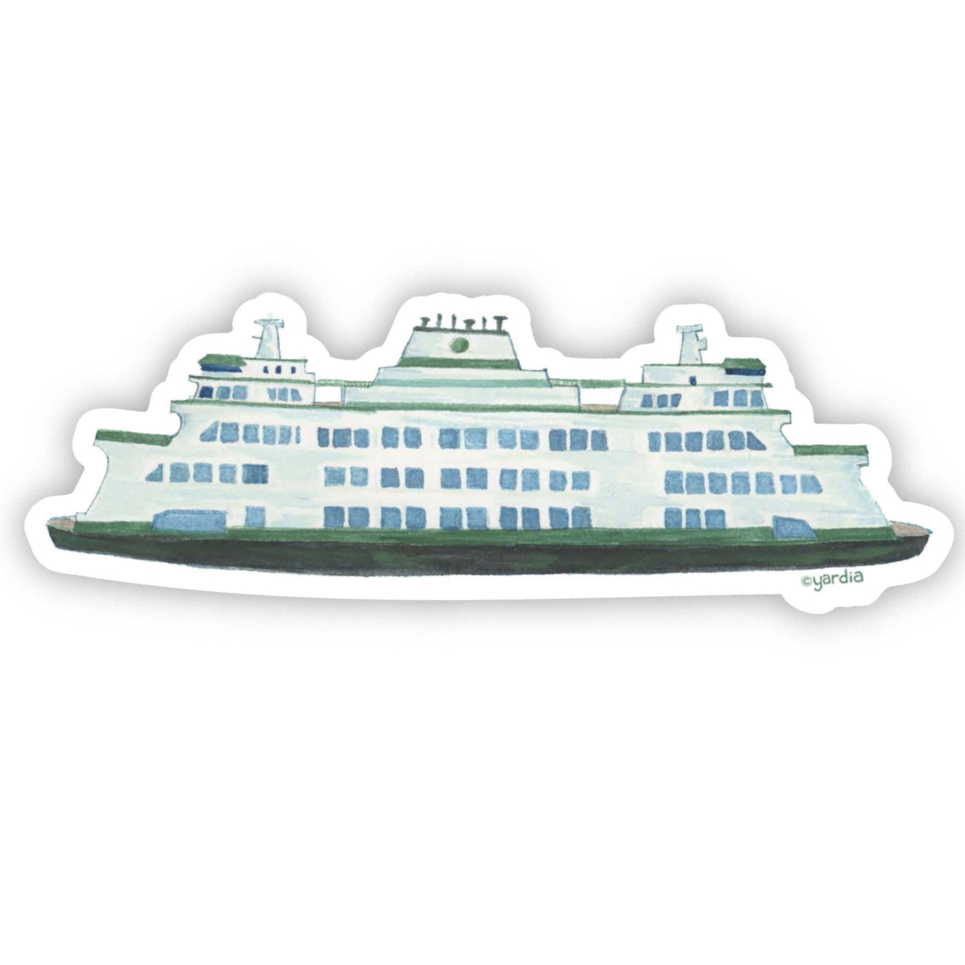 Ferry Sticker - Washington State Ferry Vinyl Sticker