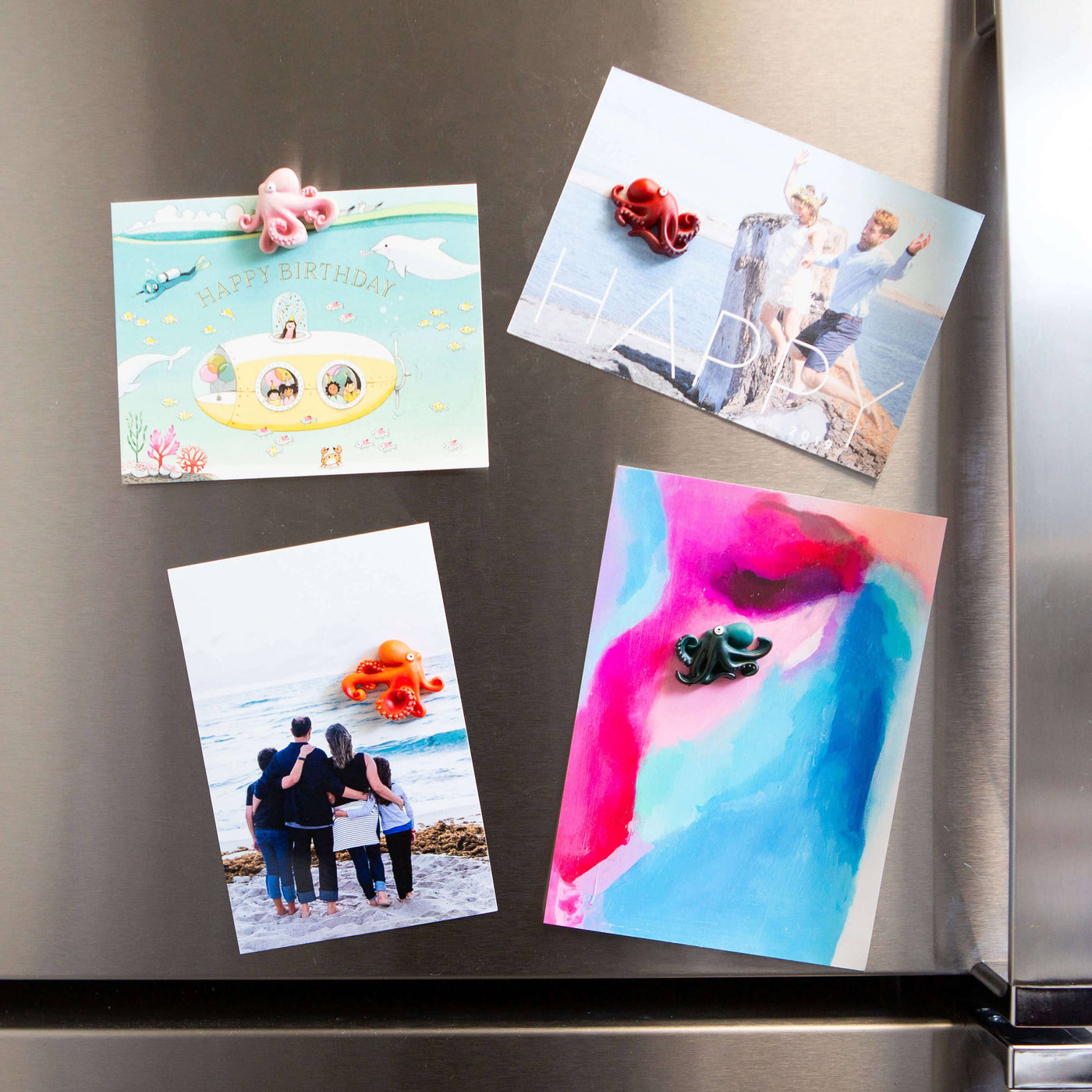 Colorful Octopus Magnets