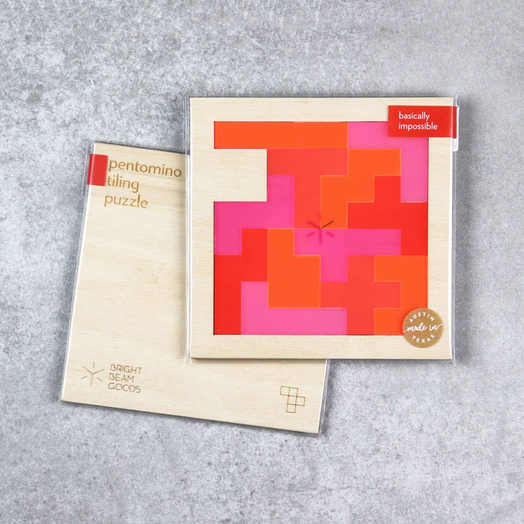 Basically Impossible Square Pentomino Puzzles: Rainbow