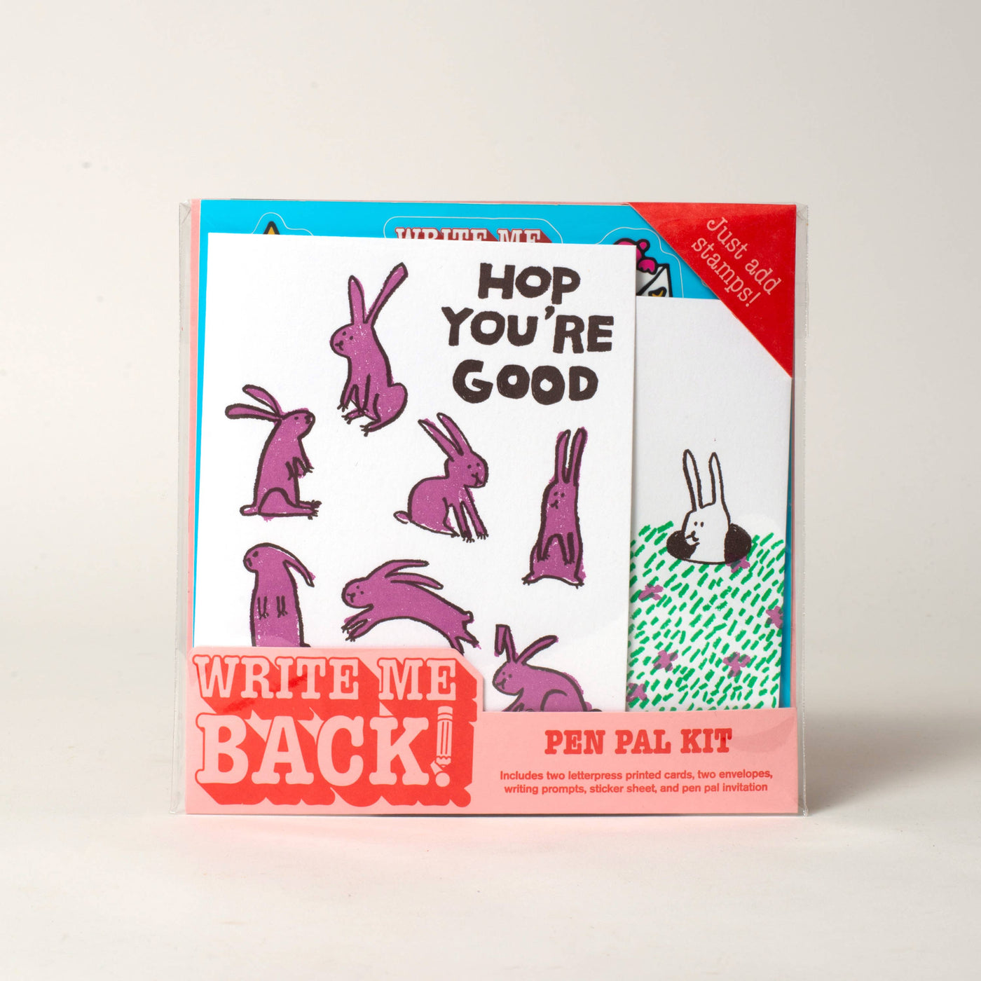 Hope You're Good Bunnies Write Me Back Pen Pal Kit