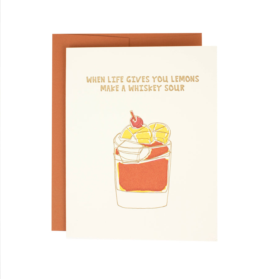 When Life Gives You Lemons Letterpress Card