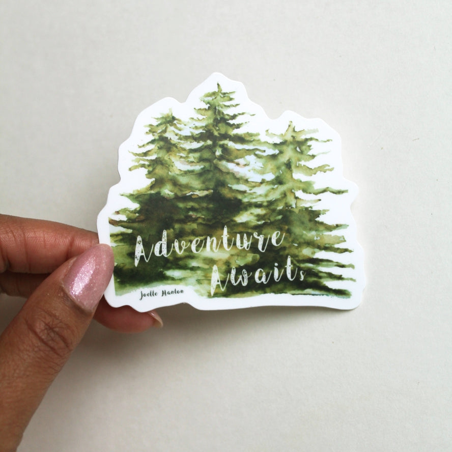 Adventure Awaits Vinyl Sticker