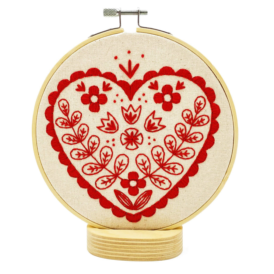 Nordic Heart Complete Embroidery Kit